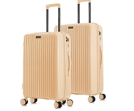 Nasher Miles Pondicherry Hard-Side Polypropylene Luggage Set of 2 Trolley Bags (65 & 75 cm)