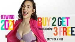 Women Inner wear – Buy 1 Get 1 Free OR Buy 2 Get 3 Free @ Zivame (Limited Period Offer)