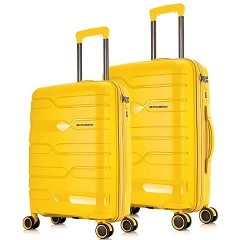 Nasher Miles Paris Hard-Sided Polypropylene Luggage Set of 2 Trolley Bags (55 & 65 cm)