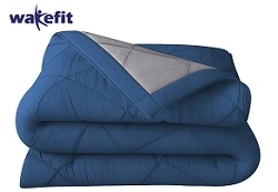 Wakefit Comforter Double Bed, 220 GSM, Quilt, AC Blanket, Dohar Double Bed Cotton King Size Reversible