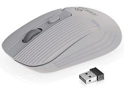 Amkette Hush Pro Acura 2.4 Ghz Silent Switch Wireless Mouse with Ergonomic Design, High Precision 3 DPI Settings, Smart Auto Sleep Function for Rs.299 @ Amazon