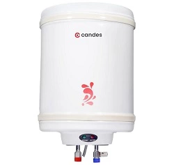 Candes 15 Litre Automatic Storage ISI Approved Vertical Electric Water Heater (Geyser) 5 Star Rated with Installation Kit & Special Anti Rust Body