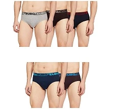 Euro Men’s Cotton Brief (Pack of 5) for Rs.381 @ Amazon