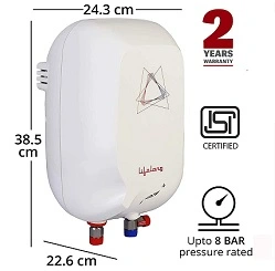 Lifelong LLWH106 Flash 3 Litres Instant Water Heater, 8 Bar Pressure, Power On/Off Indicator and Advanced Safety for Rs.2099 @ Amazon