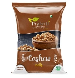 Prakriti Naturals 100% Natural Premium Whole Cashews (1000 Grams) for Rs.808 @ Amazon
