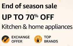 Amazon End of Season Sale: Kitchen & Home Appliances up to 70% off