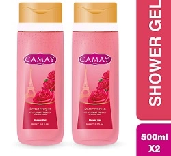 Camay Paris Romantique Shower Gel (500 ml x 2) for Rs.265 @ Amazon