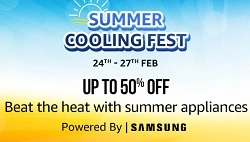 Amazon Summer Cooling Fest: Up to 50% OFF + Extra Coupon Discount up to Rs.3000 + 10% Extra off with ICICI Credit Card & EMI
