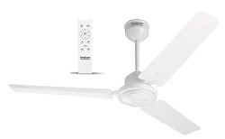 Hindware Smart Appliances Moneta BLDC Fan 1200 MM Aerodynamic 3 Blades Ceiling Fan with Inverter Stabilization Technology and Less Power Consumption