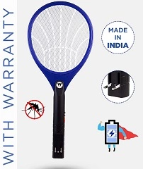 Weird Wolf Heavy Duty Rechargeable Mosquito Killer Bat Racket with Powerful Battery