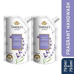 Yardley London English Lavender Hand wash Pouch (750ml x 2) for Rs.130 @ Amazon