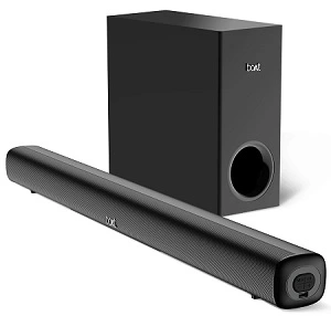 boAt Aavante Bar Mystiq Soundbar with 100W RMS Signature Sound, 2.1 CH, Multi-Connectivity Modes, BT v5.3, Wired Subwoofer for Rs.6299 @ Amazon