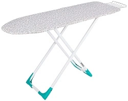 Solimo Wooden Ironing Board/Table with Iron Holder, Fordable & Adjustable (122 x 40cm)