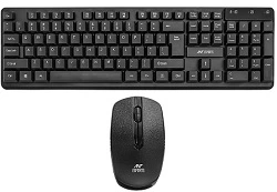 Ant Esports MKWM2023 Wireless Gaming Keyboard & Mouse Combo with Stylish 104 Membrane Keys and 3D Button Mouse with 1000 DPI Optical Sensor