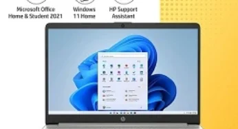 HP 15s,11th Gen Intel Core i3-1115G4 8GB RAM/ 512GB SSD 15.6-inch Laptop/ Alexa Built-in/ Win 11/ MS Office 2021 for Rs.35990 @ Amazon