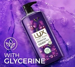 Lux Body Wash Fragrant Skin Black Orchid Scent & Juniper Oil SuperSaver XL Pump Bottle 750ml for Rs.190 @ Amazon