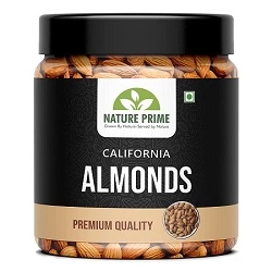 Nature Prime 100% Natural and Premium California Almond 1 kg (Jar Pack) for Rs.649 @ Amazon