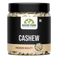 Nature Prime 100% Natural & Crunchy Premium Whole Cashews 1 kg (W320) (Jar Pack) for Rs.725 @ Amazon