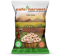 Safe Harvest Pesticide-Free Kabuli Chana | Vegan | Gluten Free – 1kg for Rs.170 @ Amazon (Limited Period Offer)