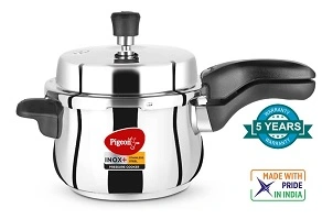 Pigeon by Stovekraft Induction Base Stainless Steel Pressure Cooker, 5L