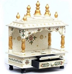Kamdhenu Art and Craft Wooden Temple for Home and Office Poojaghar for Rs.1899 @ Amazon