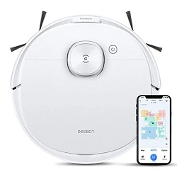 ECOVACS DEEBOT N8 2-in-1 Robotic Vacuum Cleaner, Most Powerful Suction, Covers 2000+ Sq. Ft in One Charge with OZMO Mopping