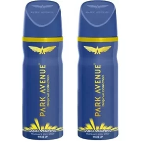 PARK AVENUE Good Morning Deodorant Spray - For Men (150 ml x 2)