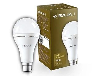 Bajaj LEDZ 8.5W Rechargeable Emergency Inverter LED Bulb (Upto 4 Hours Battery) for Rs.249 @ Amazon