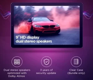 Lenovo Tab M9 | 9 Inch (22.86 cm) | 3 GB RAM, 32 GB ROM Expandable | Wi-Fi | Dual Speaker with Dolby Atmos | Octa-Core Processor