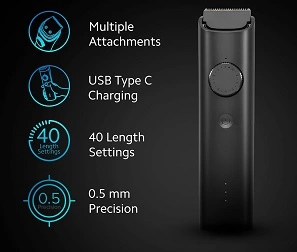 MI Xiaomi Grooming Kit, All-In-One Professional Styling Trimmer, Body Grooming, Nose&Ear Hair Trimming Blade