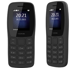 Nokia 105 Classic Single Sim Keypad Phone with Built-in UPI Payments, Long-Lasting Battery, Wireless FM Radio for Rs.999 @ Amazon