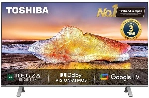 TOSHIBA 139 cm (55 inches) 4K Ultra HD Smart LED Google TV for Rs.28999 @ Amazon (with SBI Credit Card Rs.26130)