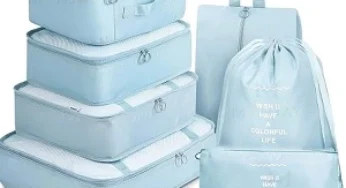 Save Time and Stay Organized: The Travel Organizer Packing Cubes 7pcs Set Simplifies Your Packing Routine for Rs.729 @ Amazon