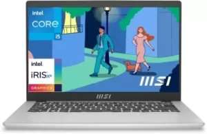 MSI Modern 14 Intel Core i5 12th Gen 1235U – (8 GB/ 512 GB SSD/ Windows 11 Home) Thin and Light Laptop for Rs.38990 @ Flipkart