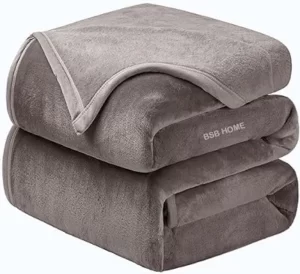 BSB HOME Mink Blanket Ultrasoft & Lightweight Double Bed for Winter & Mild Winter 90x88 inches