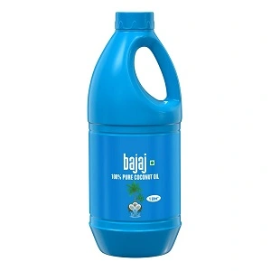 Bajaj 100% Pure Coconut Oil 1 litre worth Rs.415 for Rs.207 @ Amazon