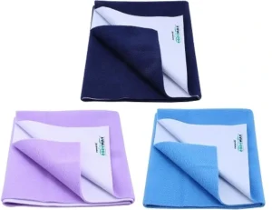 Newnik Baby Dry Sheets for Baby/ Baby Waterproof Rubber Mat Combo Pack of 3 (Large) for Rs.385 @ Amazon