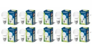 Crompton Dyna Ray 9W Round B22 LED Cool Day Light Pack of 10 for Rs.578 @ Amazon