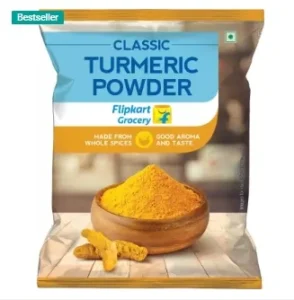 Classic Turmeric Powder by Flipkart Grocery (500 g) for Rs.90 @ Flipkart
