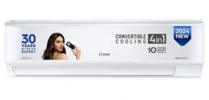Cruise 1.5 Ton 3 Star Inverter Split AC with 7-Stage Air Filtration (100% Copper, Convertible 4-in-1, PM 2.5 Filter, 2024 Model for Rs.27990 @ Amazon