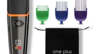 OnePlus OP 17 Cordless waterproof Professional Hair Trimmer Titanium coated blade 120 min Runtime for Rs.779 @ Flipkart
