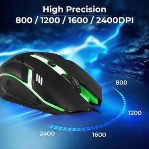 ZEBRONICS New Launch Uzi High Precision Wired Gaming Mouse with 4 Buttons for Rs.249 @ Amazon