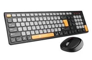 Portronics Key7 Combo Wireless Keyboard & Mouse Set with 2.4 GHz USB Receiver for Rs.798 @ Amazon