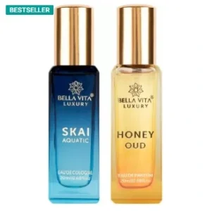 Bellavita SKAI AQUATIC & HONEY OUD perfume combo| Bergamot & Amber Note