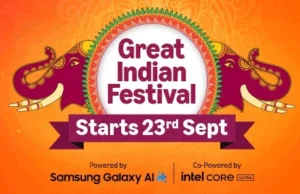 Amazon Great Indian Festival: Deep Discounted Deals & Offers+10% Extra off with SBI Debit / Credit Card (Starts at Midnight for Prime Members)