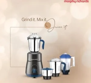 Morphy Richards Relish 750 Watt 4 Jars Mixer Grinder (20000 RPM, Overload Protection)