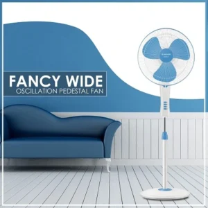 Anchor By Panasonic Fancy Wide 400mm Pedestal Oscillation Fan (2 Yrs Warranty)