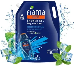 Fiama Men Body Wash Shower Gel Refreshing Pulse 1.5 Ltr with Skin Conditioners & Sea Minerals worth Rs.898 for Rs.341 @ Amazon
