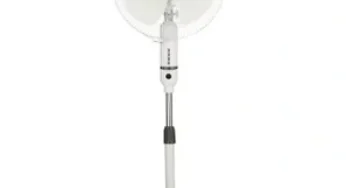 amazon basics High-Speed Oscillating Pedestal Fan Adjustable Fan Speeds & Adjustable Length | RPM 2200 | 400mm Sweep Length for Rs.1909 @ Amazon