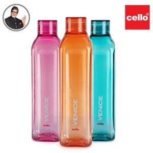 CELLO Venice Unbreakable Plastic Water Bottle 1 Ltr (Set of 3) worth Rs.387 for Rs.229 @ Amazon